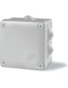 Scame Кутия 100х100х50мм IP55, UV, 6 кабелни мембрани за PG21, затваряне с винт, серия Cubox - 689.004 - Цена | LEDs4economy