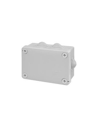 Кутия 120х80х50мм IP55, UV, 6 кабелни мембрани за PG21, затваряне с винт, серия Cubox Scame