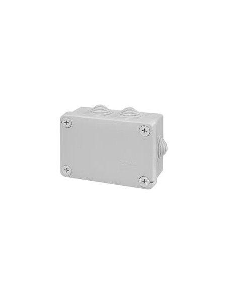 Кутия 120х80х50мм IP55, UV, 6 кабелни мембрани за PG21, затваряне с винт, серия Cubox Scame