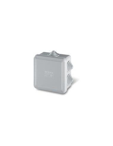 Кутия 80х80x40мм IP55, UV, 6 кабелни мембрани за PG16, затваряне на клик, new, серия Cubox Scame