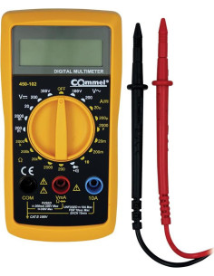 COMMEL Дигитален мултицет CAT III 0…300Vac/dc, LCD и звук, - C450-102 - Цена | LEDs4economy