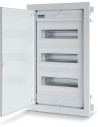 Scame Табло за СКРИТ монтаж 3х12+6 DIN модула с метална плътна врата 568x368x90 - 677.3036.2 - Цена | LEDs4economy