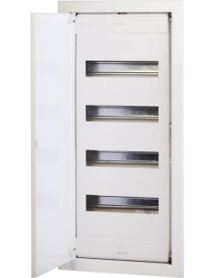 Scame Табло за СКРИТ монтаж 4х12+8 DIN модула с метална плътна врата 753x368x90 - 677.4048.2 - Цена | LEDs4economy