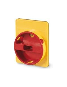 Scame Ръкохватка жълто/червена I-0 за фланец 70x87мм за пакетни прекъсвачи Y2 COMMAND - 590.YM70R6 - Цена | LEDs4economy