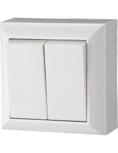 GAO Сериен ключ открит монтаж бял IP20 - 0315H - Цена | LEDs4economy