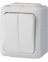 GAO Сериен ключ открит монтаж IP54 бял - 9850H - Цена | LEDs4economy