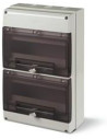 Scame Табло за открит монтаж 2х12 мод. серия Domino IP66 - 672.4024 - Цена | LEDs4economy