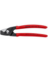 Knipex Ножици за рязане на кабел до 50мм2 StepCut, червена ръкохватка 160мм,  - K9511160 - 3