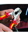 Knipex Ножици за рязане на кабел до 50мм2, хромирани, VDE 1000V жълто-червена ръкохватка 165мм,  - K9516165 - 5