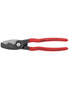 Knipex Ножици за рязане на кабел до 70мм2, червена ръкохватка 200мм,  - K9511200