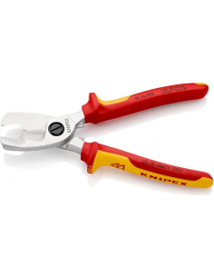 Knipex Ножици за рязане на кабел до 70мм2, хромирани, VDE 1000V жълто-червена ръкохватка 200мм, - K9516200 - Цена | LEDs4economy 2