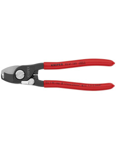 Knipex Ножици за рязане на кабел до 35мм2, червена ръкохватка 165мм, с фиксатор, - K9541165 - Цена | LEDs4economy