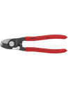 Knipex Ножици за рязане на кабел до 35мм2, червена ръкохватка 165мм, с фиксатор,  - K9541165 - 4