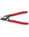 Knipex Ножици за рязане на кабел до 35мм2, червена ръкохватка 165мм, с фиксатор,  - K9541165 - 6