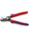 Knipex Ножици за рязане на кабел до 70мм2, синьо-червена ръкохватка 200мм,  - K9512200 - 4