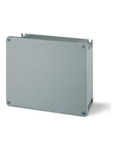 Scame Кутия алуминиева 253х217х93мм IP66, UV,плътни стени, затваряне с винт, серия Alubox - 653.04 - Цена | LEDs4economy