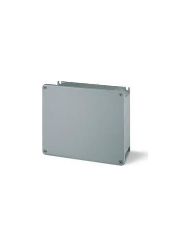 Кутия алуминиева 253х217х93мм IP66, UV,плътни стени, затваряне с винт, серия Alubox Scame