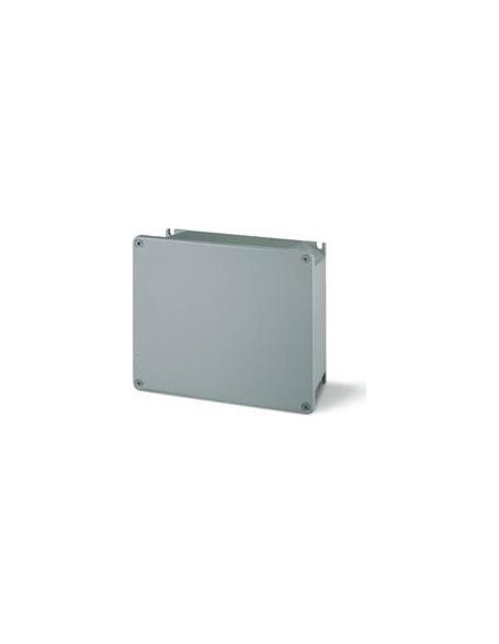 Кутия алуминиева 253х217х93мм IP66, UV,плътни стени, затваряне с винт, серия Alubox Scame