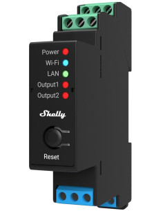 Shelly DIN Smart Реле 1х On/Off 16A (25A) с мерител Shelly PRO 1PM за Умен Дом - Цена | LEDs4economy