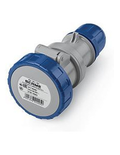 Scame Промишлен подвижен контакт 2P+Е 16A IP66/67, 6h серия Optima - 318.1643 - Цена | LEDs4economy