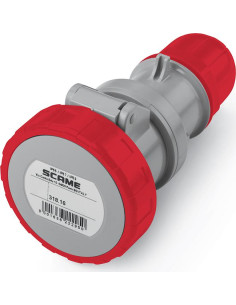 Scame Промишлен подвижен контакт 3P+Е 16A IP66/67, 6h серия Optima - 318.1646 - Цена | LEDs4economy