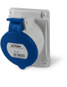 Scame Промишлен контакт 2P+Е 32A 230V IP54 серия Optima панелен монтаж 84х106мм - 413.3263 - Цена | LEDs4economy