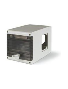Scame Табло за индустриални контакти и DIN модули IP54, UV, към стойка, серия ADAPTO (6 DIN и 3х16A или 32A) - 625.3500-000 - Це