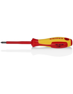 Knipex Отвертка PZ 1, VDE 1000V жълто-червена ръкохватка 187мм, - K982501 - Цена | LEDs4economy