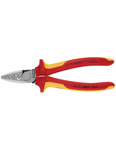 Knipex Клещи за кримпване на кабелни накрайници 0.25-