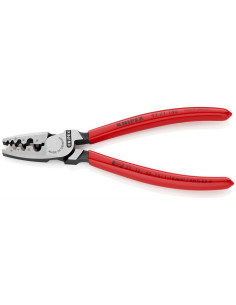 Knipex Клещи за кримпване на кабелни накрайници 0.25-16мм2, червена ръкохватка 180мм, - K9771180 - Цена | LEDs4economy 2