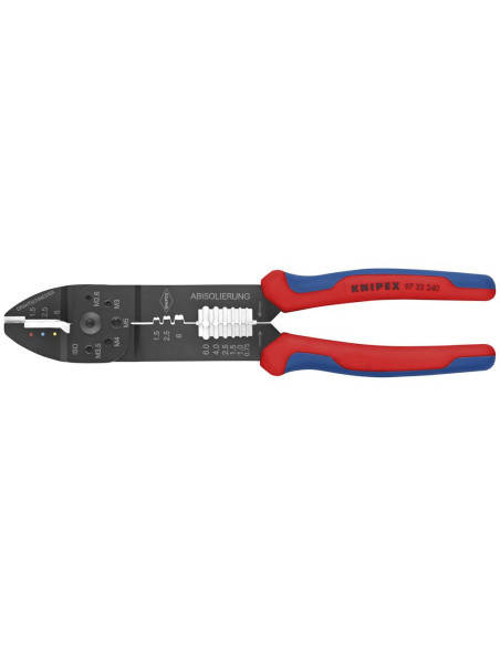 Knipex Клещи за кримпване на кабелни накрайници 0.5-6мм2, 