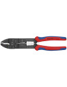 Knipex Клещи за кримпване на кабелни накрайници 0.5-6мм2, синьо-червена ръкохватка 240мм,  - K9722240 - 2