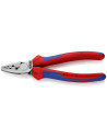 Knipex Клещи за кримпване на кабелни накрайници 0.25-16мм2, синьо-червена ръкохватка 180мм,  - K9772180 - 5