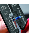 Knipex Клещи за кримпване на кабелни накрайници 0.5-2.5мм2 неизолирани, синьо-червена ръкохватка 230мм,  - K9721215B - 5
