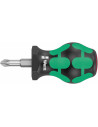 Wera Отвертка PH 2x25, зелено-черна ръкохватка, 350 Kraftform Stubby - W008851 - Цена | LEDs4economy