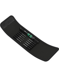 Wera Комплект ръкохватка с остриета, 3x шлиц, 3x PH, 2x TX, и 2x Hex, Universal 10 Kraftform Micro - W135938 - Цена | LEDs4econo