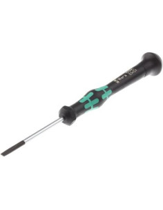 Wera Отвертка шлиц 0.50x3.0x50, зелено-черна ръкохватка, 2035 Kraftform Micro - W117995 - Цена | LEDs4economy