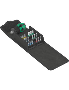 Wera Комплект отвертки, 1x ръкохватка и 18х бита, Kraftform Kompakt Stubby - W057471 - Цена | LEDs4economy