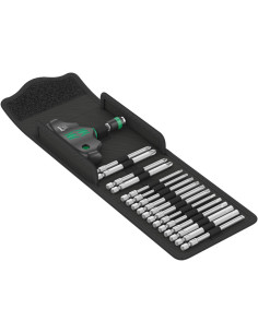Wera Комплект отвертки, 1x Т ръкохватка и 16х остриета, Kraftform Kompakt 400 - W057470 - Цена | LEDs4economy