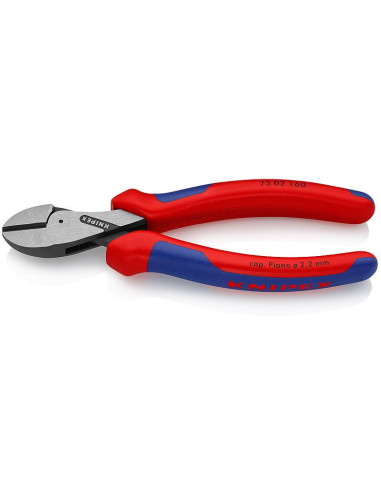 Knipex Клещи диагонални резачки усилени X-Cut, синьо-червена 