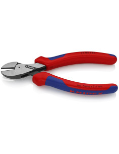 Knipex Клещи диагонални резачки усилени X-Cut, синьо-червена ръкохватка 160мм, - K7302160 - Цена | LEDs4economy 2
