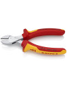 Knipex Клещи диагонални резачки усилени X-Cut, хромирани, VDE 1000V жълто-червена ръкохватка 160мм,  - K7306160 - 2