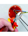 Knipex Клещи диагонални резачки усилени X-Cut, хромирани, VDE 1000V жълто-червена ръкохватка 160мм,  - K7306160 - 6