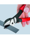 Knipex Клещи диагонални резачки усилени TwinForce, червена ръкохватка 180мм,  - K7371180 - 6