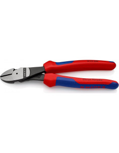 Knipex Клещи диагонални резачки под ъгъл 25˚ усилени, синьо-червена ръкохватка 200мм, - K7422200 - Цена | LEDs4economy