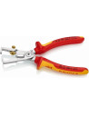 Knipex Клещи заголващи и кабелни ножици StriX, хромирани, жило Ø50мм, VDE 1000V жълто-червена ръкохватка 180мм,  - K1366180 - 3