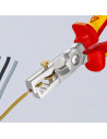 Knipex Клещи заголващи и кабелни ножици StriX, хромирани, жило Ø50мм, VDE 1000V жълто-червена ръкохватка 180мм,  - K1366180 - 5