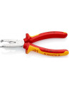Knipex Клещи заголващи и резачки, хромирани, изолация до Ø10мм, VDE 1000V жълто-червена ръкохватка 165мм,  - K1346165 - 4