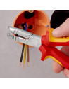Knipex Клещи заголващи и резачки, хромирани, изолация до Ø10мм, VDE 1000V жълто-червена ръкохватка 165мм,  - K1346165 - 5