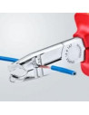 Knipex Клещи заголващи и резачки, хромирани, изолация до Ø10мм, VDE 1000V жълто-червена ръкохватка 165мм,  - K1346165 - 10